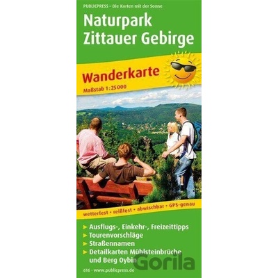 PUBLICPRESS Wanderkarte Naturpark Zittauer Gebirge