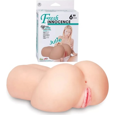 Мини мастурбатор с два интимни отвора - Fresh Innocence Julie (NMC0002313)