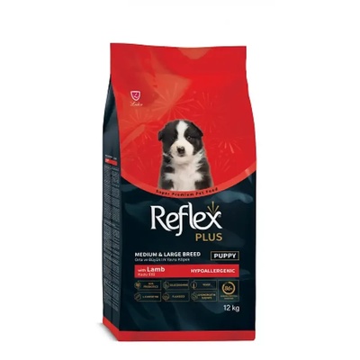 Reflex Plus Junior Medium & Large Breeds Lamb and Rice - за подрастващи кучета с агнешко и ориз от средни и едри породи 12kg