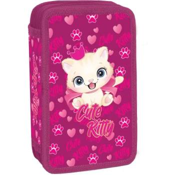 S-Cool Несесер s-cool с 2 ципа, 29 части, kitty