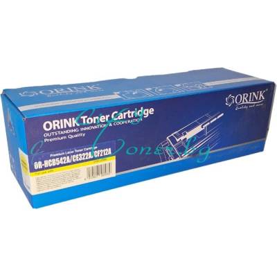 Compatible HP CB542A - 125A Yellow ORINK Съвместима тонер касета (CB541A - 125A Yellow)
