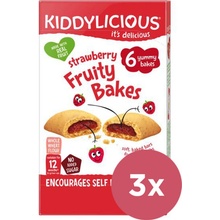 Kiddylicious Koláčiky jahodové 3 x 132 g