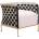 Premier Housewares Черно-бял кресло Satna - Premier Housewares (5529787)