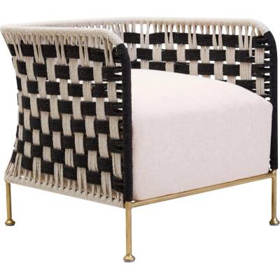 Premier Housewares Черно-бял кресло Satna - Premier Housewares (5529787)
