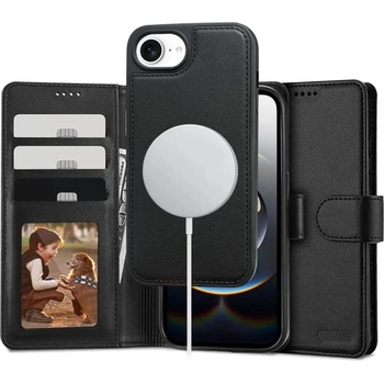 Tech-Protect Калъф Tech-Protect Wallet MagSafe за iPhone 16e - черен мат (5906302360291)