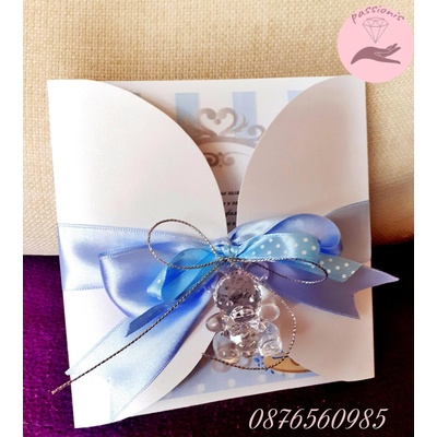 PassionisArt Покана за кръщене Мики