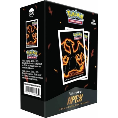 Ultra PRO Pokémon TCG Neon Kanto APEX CHARIZARD Obaly 105 ks