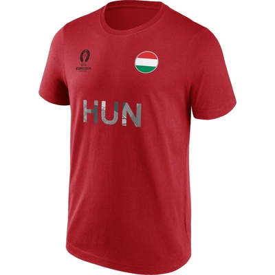 Fanatics UEFA Euro 2024 Hungary Nation Flag červená