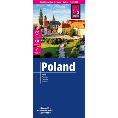 mapa Poland 1:675 t. voděodolná