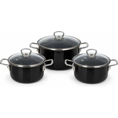 BELIS Súprava riadu 6-dielna Premium Black
