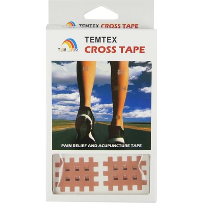 Temtex Cross Tape béžová 3,6 cm x 2,8 cm 120 ks