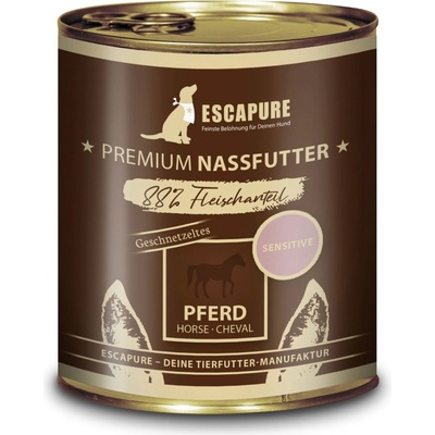 Escapure menu krájené koňské 6 x 800 g