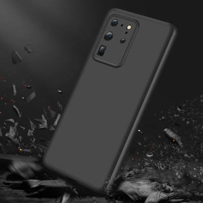 GKK Гръб GKK 3 IN 1 Hard PC Case за Samsung Galaxy A41 - Черен