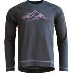 Zimtstern Мъжка фланелка с дълъг ръкав за колоездене Zimtstern PureFlowz Eco Shirt L/S Cycling jersey - Pirate Black (056-4128-0212)