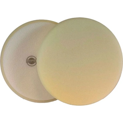 Hermes 6128479 Leštící houbička 150 x 25 mm, s velur, Brilliance hladká, rovný tvar, zaoblená hrana, bílá, tvrdá