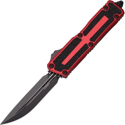 Microtech SCARAB II GEN III D/E-S BLACK STANDARD RED 1180-1RD