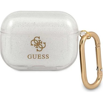 Guess Калъф Guess GUAPUCG4GT Glitter Collection за Apple AirPods Pro, прозрачен (GUE001370)