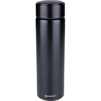 Image 1 of ALPINA ТЕРМОС БУТИЛКА alpina Ø7х27см 480мл С ТЕМПЕРАТУРЕН ДАТЧИК