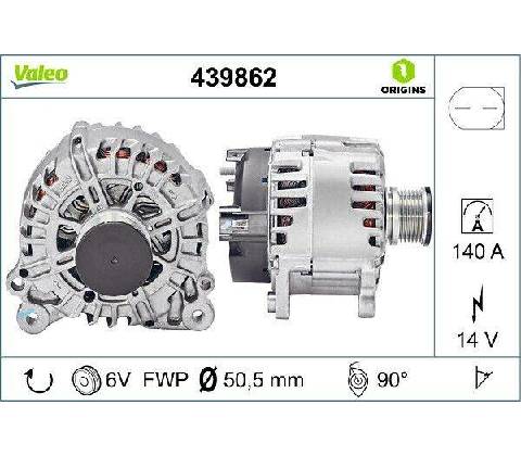Generátor VALEO 439862
