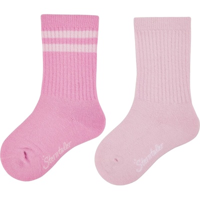 Sterntaler Детски спортни чорапи Sterntaler Kids' Socks DP Coolmax Ribbed Sports socks - Perlrosa - размер 31-34 (EU) (201-9300-0415)