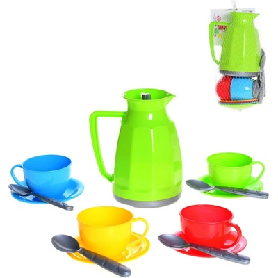 Teddies sada nádobí na čaj plast 13ks v síťce 11x20x11cm – Sleviste.cz