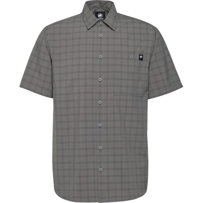 MAMMUT Мъжка риза с копчета Mammut Lenni Shirt - Steel / Black - размер XXL (033-2468-0615)