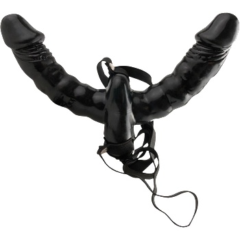 Pipedream Double Delight Strap-On-Vibrator