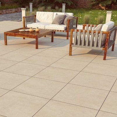 Qua Гранитогрес Ark Ivory 100x100 калиброван