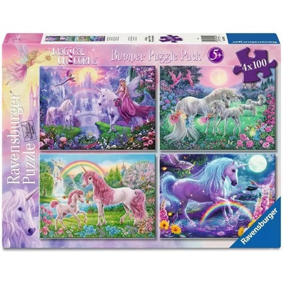 Ravensburger 4x100 jednorožcov 100 dielov