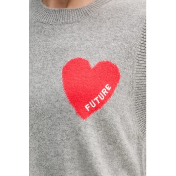 From Future Пуловер from future в тъмносиньо от лека материя wps01303 (wps01303)