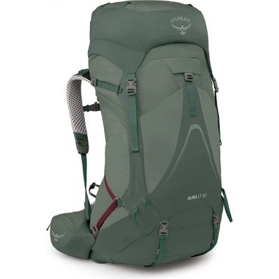 Osprey Дамска трекинг раница Osprey Women's Aura AG LT 50 Walking backpack - Koseret / Darjeeling Spring Green - размер M/L (502-7160-0312)
