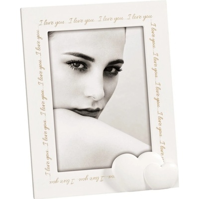 A1588 I LOVE YOU 2 rámeček dřevo 13x18 bílý – Zboží Živě