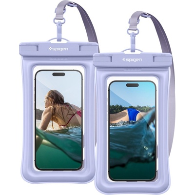 Spigen Водоустойчив калъф Spigen Aqua Shield WaterProof Floating Case, 2 Pack, aqua blue