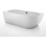 Kreiner Exklusiv Между другото, самостоятелна вана Kreiner Vera 170x80 см, бяло покритие, ляво закрепена към стената (V000073)