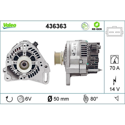 Alternátor VALEO 436363
