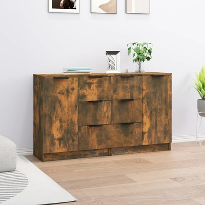 vidaXL 11461.3115793 příborníky 2 ks kouřový dub 60 x 30 x 70 cm