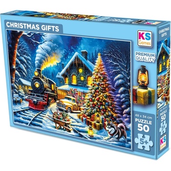 KS Games Пъзел KS Games от 50 части - Коледни подаръци (31751)