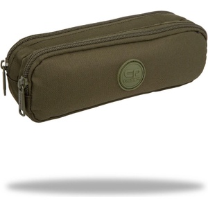 COOLPACK Ученически несесер с два ципа Coolpack CLIO rpet OLIVE