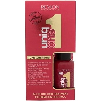 Revlon Professional Uniq One bezoplachová péče na vlasy Uniq One 150 ml + bezoplachová péče na vlasy Uniq One 50 ml darčeková sada
