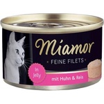 Miamor Feine Filets - мокра котешка храна, пилешки филета с ориз, 100г консерва