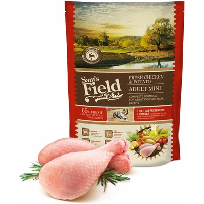 Sam's Field Low Grain Adult Mini Chicken & Potato 0,8 kg