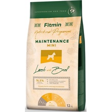 Fitmin Maintenance Mini Lamb & Beef 12 kg