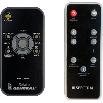 GENERAL Spectral bra2, vra2 - дистанционно управление дубликат (bra2, vra2)