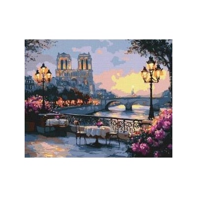 Ideyka Paint by numbers - French landscape 40x50
