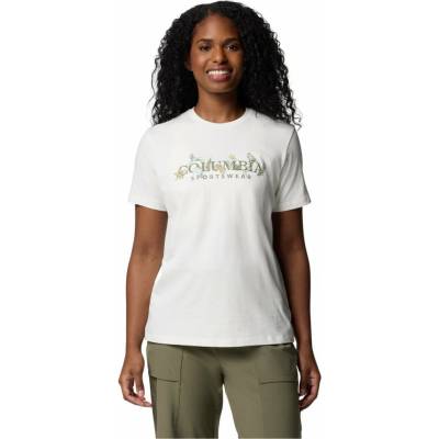 Columbia Dámske tričko Boundless Beauty™ Logo Short sleeve Tee biela fialová