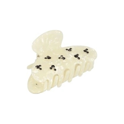 PARSA Beauty Skřipec do vlasů Disney Mickey Mouse, bílý Sponky do vlasů Unisex 1 ks