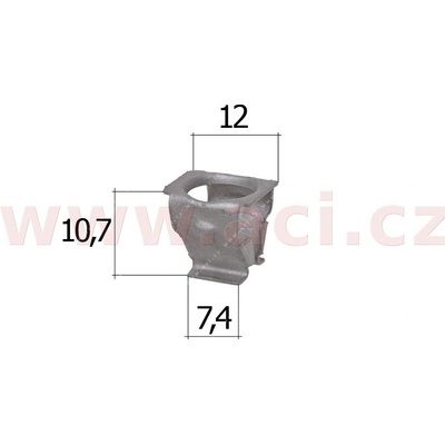 kovová příchytka (sada 10 ks) UP 15583Z