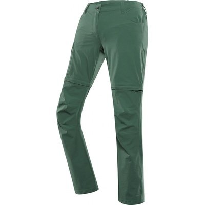 Alpine Pro Dámské outdoorové kalhoty 2v1 Nesca zelené – Sleviste.cz