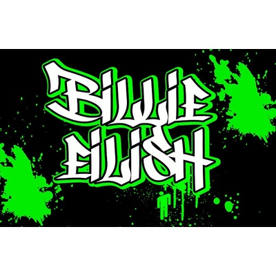 Billie Eilish - Logo (vlajka)