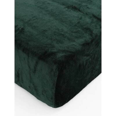 MKLuzkoviny.cz Prostěradlo mikroplyš deluxe tmavě zelené 140x200